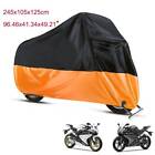 XL Orange Motorcycle Cover Waterproof Heavy Duty For 2017 - 2019 Yamaha YZF-R6 