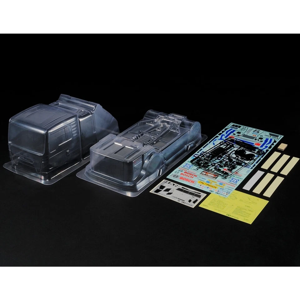 NEW Tamiya 1/14 RC Clear Body Set Team Hahn Racing Man TGS - Image 1 of 1