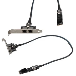 dual port M. 2 PCI-E gigabit network card Ethernet RJ-45 LAN Adapter Lan Card - Picture 1 of 6