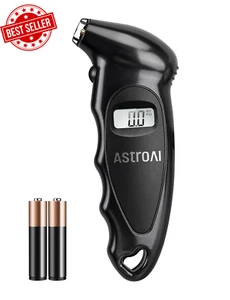Digital Tire Pressure Gauge, 150 PSI, Backlit LCD, 4 Units for Car,Truck,Bicycle - Picture 1 of 10