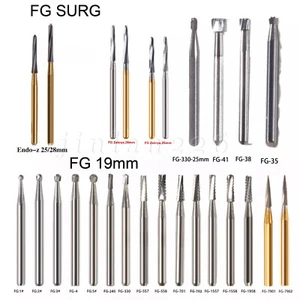 1-10 Boxen Dental Chirurgisch FG Bohrer/Karbid Fräser Reibgriff Rund High Speed - Bild 1 von 283