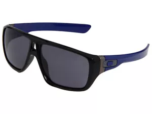 Oakley Dispatch Sunglasses OO9090-13 Polished Black/Blue/Grey - Picture 1 of 3