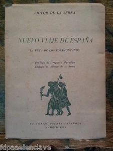 NUEVO VIAJE DE ESPAÑA Libro viejo MADRID 1959 siglo XX Historico Antiguo Clasico - Picture 1 of 1