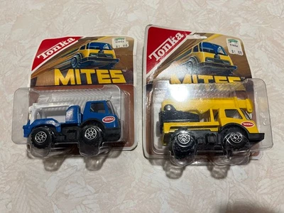 2 Vintage 70s-80s Tonka MItes 142 Crane 148 Wrecker NEW SEALED - Image 1 of 4