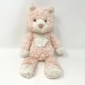 MARY MEYER Peluche Gatto Gattino Peluche Lovey 11” Rosa Chiaro Bianco - Foto 1 di 6