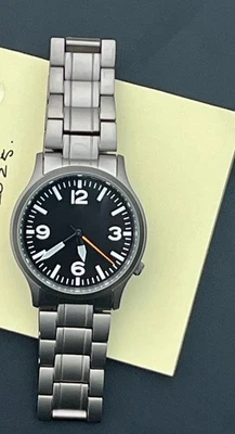 Reloj de cuarzo BERNY titanio para hombre piloto de campo Seiko VH31 zafiro súper luminoso Foto 1 de 4