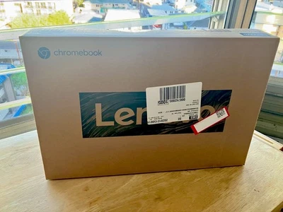 New! Lenovo 11.6" Ideapad 3 HD 300e AMD Chromebook (4GB+ 32GB EMMC) Onyx Black. - Image 1 of 4