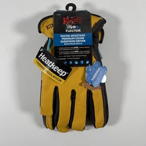 KINCO Hydroflector Water Resistant Grain Sheepskin Insulated Driver Glove Large - Picture 1 of 8