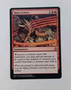 Custom Game Card-Mana Echoes-LP Condition  - Picture 1 of 2
