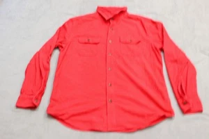 American Eagle mens sz XL red button up long sleeve shirt - Picture 1 of 18