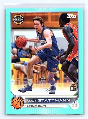 Kody Stattmann 2022-23 Topps NBL #20 Aqua #/199 - Image 1 of 2