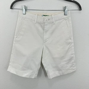 J. Crew Crewcuts Boys Size 8 White Gramercy Flex Chino Short Casual Everyday NWT - Picture 1 of 9