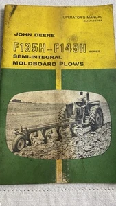John Deere OPERATOR'S Manual OM-A13376A F135H F145H - Picture 1 of 5