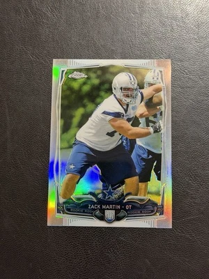 2014 Topps Chrome Zack Martin Rookie Refractor Card #207 - Image 1 of 2