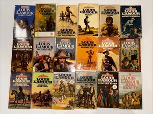 18 Sacketts Books Complete Set 1-18 Louis L'Amour Lot (A) - Imagen 1 de 21