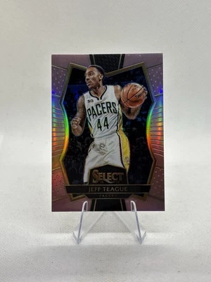 2016-17 Panini Select Jeff Teague #184 Pink Refractor /15 SSP Indiana Pacers - Image 1 of 2