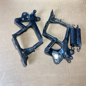 Volvo 940 Sedan Front Hood Hinge Set Black - Picture 1 of 14