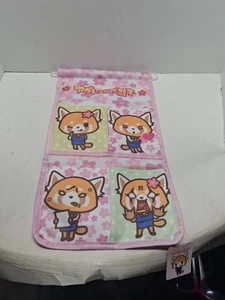 RARE Aggretsuko Sakura Cherry Blossom Wall Hanger Pocket Organizer Japan - Picture 1 of 7
