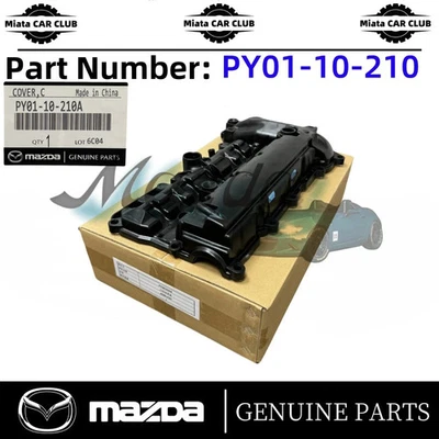 2014-2025 Mazda Genuine Mazda 3  Mazda 6 Valve Cover 2.5L PY01-10-210A W/Gasket - Изображение 1 из 4