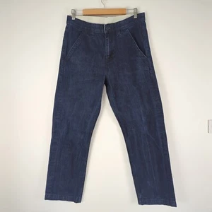 Rapha Mechanics Jeans Men's 32W 30L Actual 34 x 28.5 Relaxed Fit Indigo Denim - Picture 1 of 14