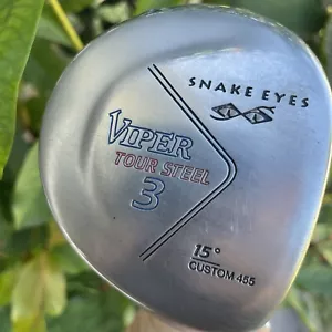 Snake Eyes VIPER Tour Steel #3 Wood 15° Harrison Pro Ultra Light Graphite RH - Picture 1 of 17