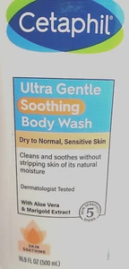 Cetaphil ~Ultra Gentle Body Wash ~For Dry to Normal Sensitive Skin ~16.9oz - Picture 1 of 2