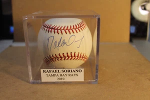 SORIANO, RAFAEL 2010. TAMPA BAY RAYS SIGNED BASEBALL BECKETT AUTHENTIC - Picture 1 of 2