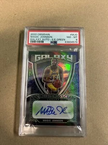 2020 OBSIDIAN GALAXY Auto E/E #mjo MAGIC JOHNSON 02/25 PSA 8 POP 1 i9 - Picture 1 of 5