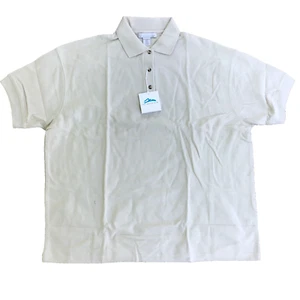 NWT Tri-Mountain 3 Button Polo Beige Short Sleeve Shirt Golf Women 2XL - Picture 1 of 8
