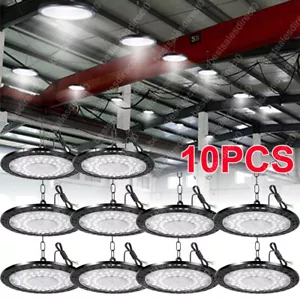10x 500W UFO LED Hallenbeleuchtung Industrielampe High bay Hallenstrahler Lampe~ - Bild 1 von 13