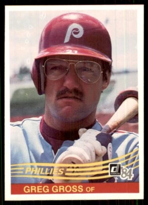 1984 Donruss Set Break #285 Greg Gross Philadelphia Phillies - Image 1 of 2