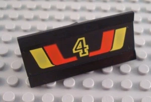LEGO Black #4 Car Racing Spoiler Hinge Piece - Picture 1 of 1
