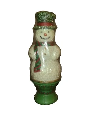 White Barn Candle Company Snowman Topiary Molded Christmas Decor - Image 1 of 4