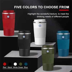 510ml Thermal Sealed Flask Cup Stainless Steel Hot Cold Coffee Mug VW R-Line UK - Picture 1 of 19