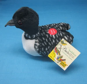 Wild Republic Audubon Birds Common Loon Plush with Authentic Bird Sound NWT - Picture 1 of 7