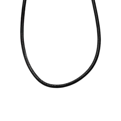 MAGNETIX - Halskette 4953 Leder-Imitat  Schwarz S-XXL (3mm) Magnetschmuck - Bild 1 von 2