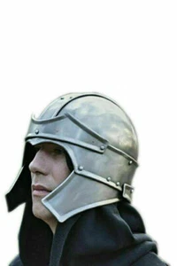 Medieval Armor Helmet Head Protection Fantasy Helmet Metal Helmet For Halloween - Picture 1 of 2
