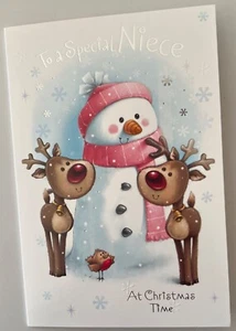 Weihnachtskarte an eine besondere Nichte schöne Worte Xmas SE31301 - Bild 1 von 2