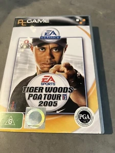 PC Tiger Woods PGA Tour 2005 - 4 Discs Box Set - Includes Manual CD - Picture 1 of 8