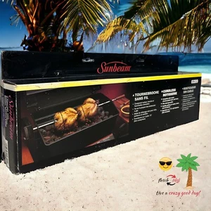 Sunbeam Rotisserie Model 0289 Cordless Fits Most Gas Grills New Unused NIB - Picture 1 of 5