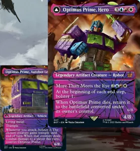 Optimus Prime, Hero TRANSFORMERS Commander Deck Magic MTG Ready-to-Play Vehicle - Picture 1 of 15