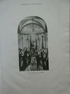 Merveille de l'art religieux : 1873 la sainte famille et les saints - Bild 1 von 1