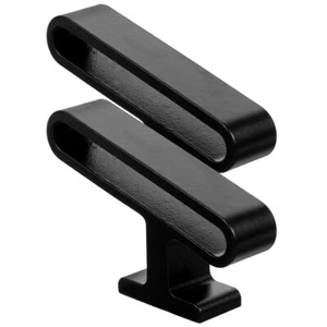2 Pcs Curtain Hook Black Clips with Rings Wall Hooks for Curtains Office - Picture 1 of 12