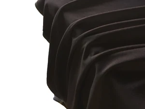 1.9 meters Velvet fabric remnant upholstery chocolate brown - Picture 1 of 2