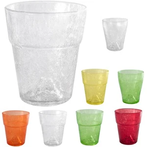 Blumentopf Orchideentopf Glas Übertopf Kristall Glasscherben transparent - Bild 1 von 19
