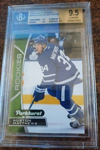 2016-17 UPPER DECK PARKHURST ROOKIES-AUSTON MATTHEWS-BGS 9.5 GEM MINT-LEAFS - Picture 1 of 3