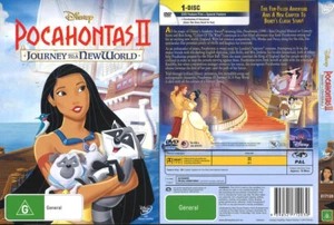 165 NEW SEALED DVD Region 4 DISNEP POCAHONTAS II JOURNEY TO A NEW WORLD - Picture 1 of 1