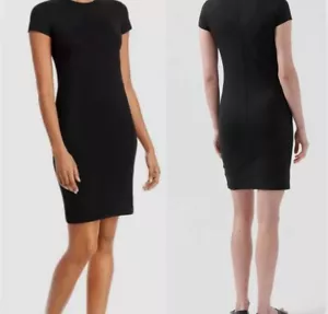 ATM Anthony Thomas Melillo Algodón Jersey Camiseta Vestido Para Mujer XL Negro Elástico - Imagen 1 de 8