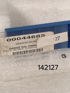 CDCD 07 Grade TL120 New Partial Package of 7 Everede Tungsten Carbide Inserts - Picture 1 of 6