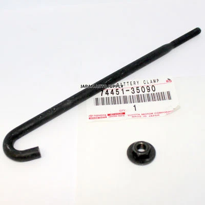 OEM GENUINO TOYOTA FJ Cruiser 4Runner GX460 PERNO ABRAZADERA BATERÍA TRASERA con TUERCA Foto 1 de 3